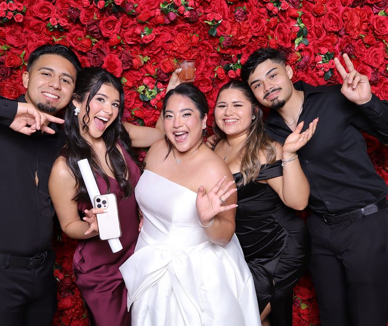 Photo Booth, Special Effects, Wall Uplights, Intelligent Moving Head Lights & Audio Guest Book
