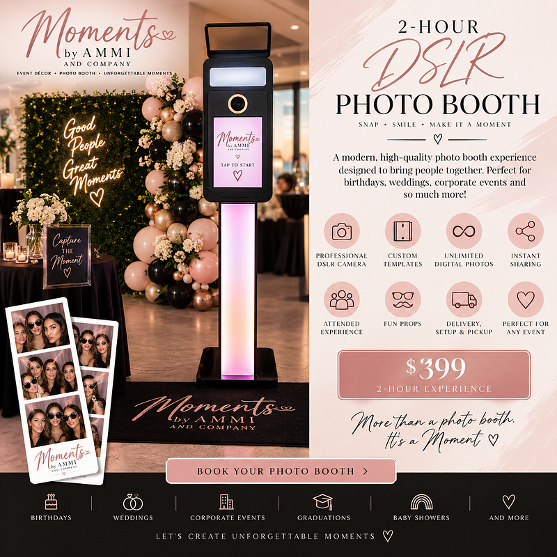 2-Hour DSLR Photo Booth