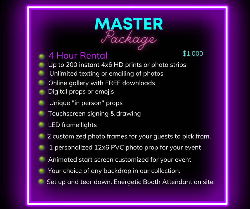 Mirror Booth- Master Package