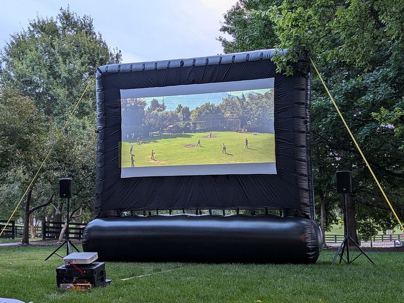 12' Outdoor Movie Event