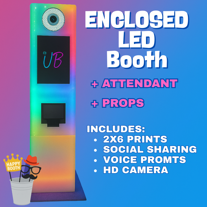 Enclosed LED Booth Package (+Attendant)