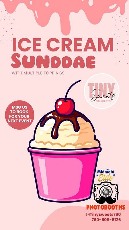Sundae Cart 50 Guest