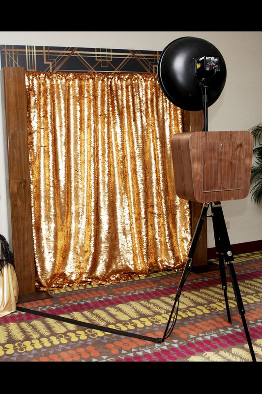 Vintage Walnut Booth