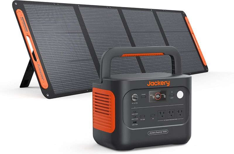 Jackery Solar Generator 1000 v2 and 200W Solar PaneL