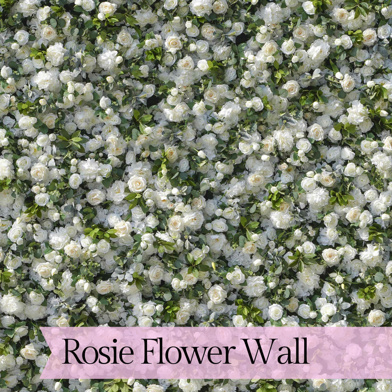 Rosie Flower Wall Backdrop Rental