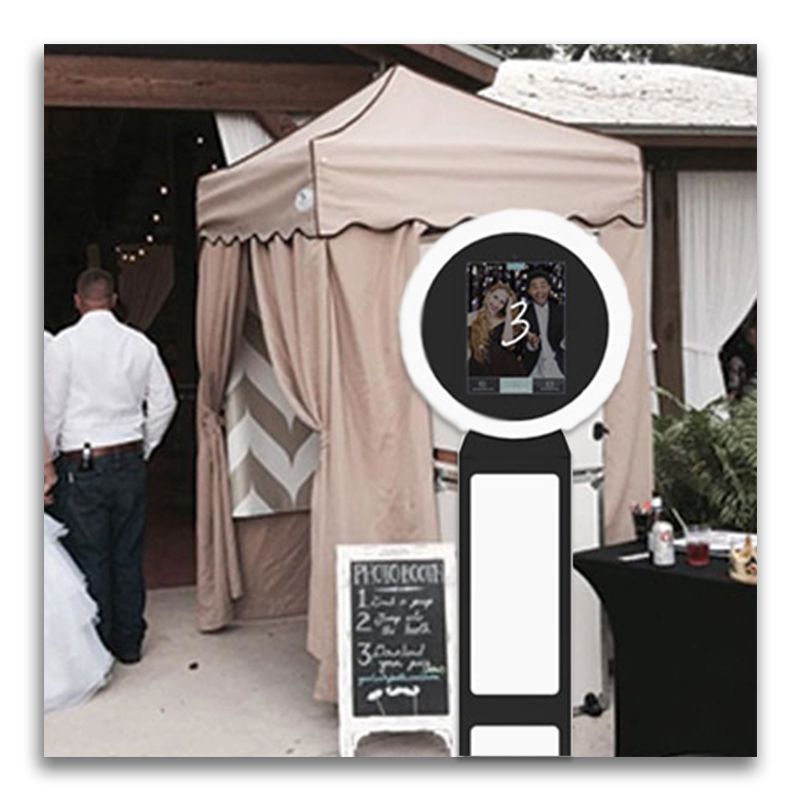 Digital Photo Booth - Tan Cabana